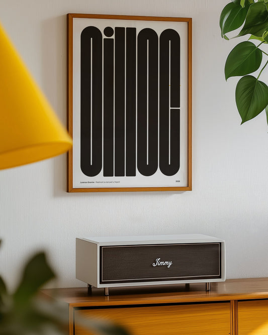 stampa con scritta oilloc in napoletano