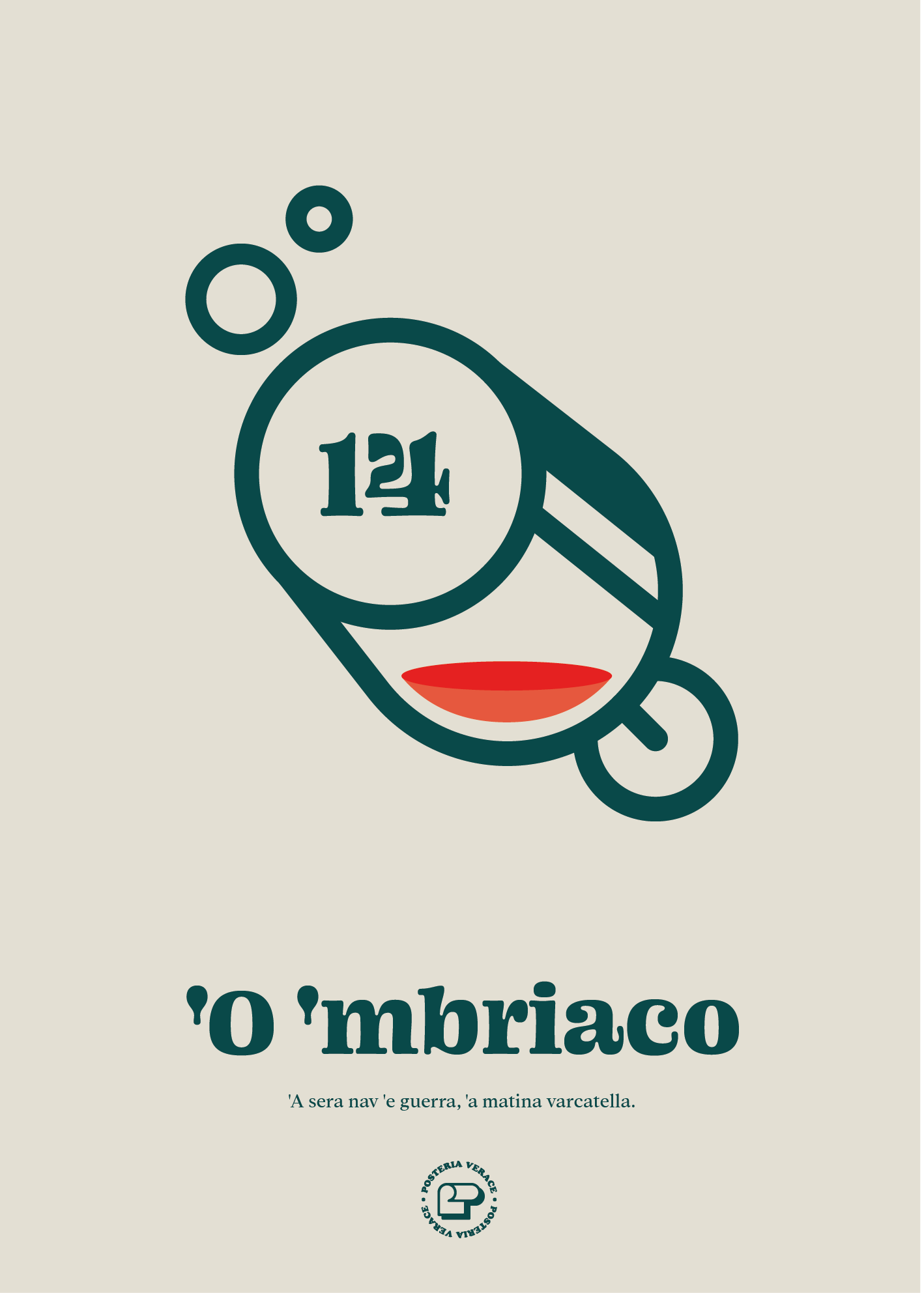 14 tombola napoletana -  L'ubriaco ('O 'mbriaco)