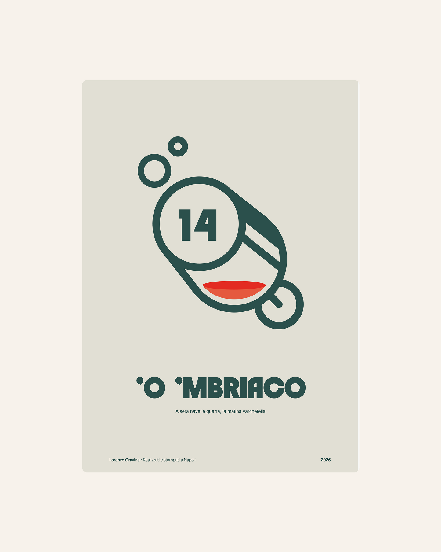 La smorfia - 14 - L'ubriaco