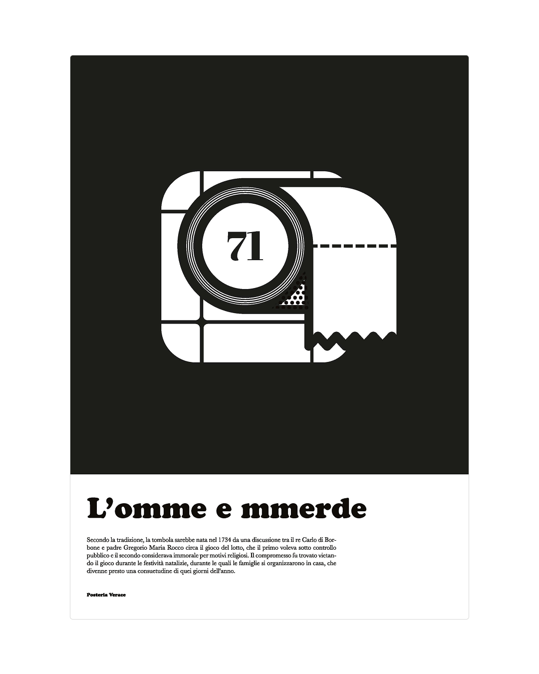 71 L'uomo di merda - Posteria verace