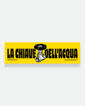 Sticker Chiave dell'Acqua – adesivo napoletano in vinile su sfondo bianco | Posteria Verace