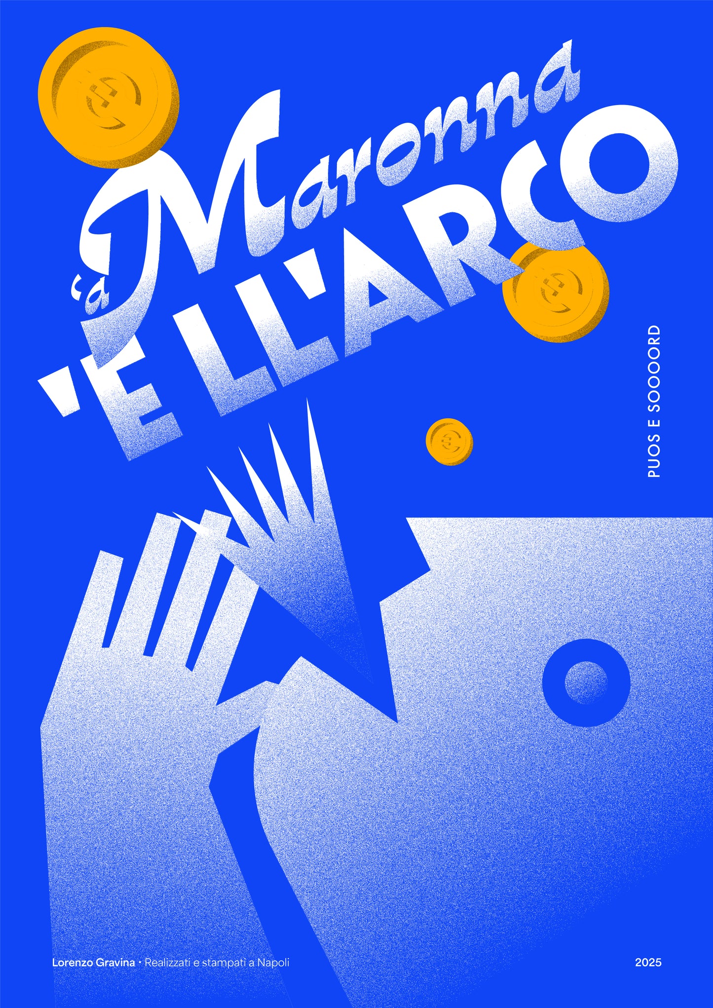 Poster Madonna dell’Arco – stampa su carta opaca 230gr, vista frontale | Posteria Verace
