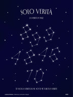 Poster Solo Verità – stampa tipografica su carta opaca 230gr | Posteria Verace