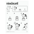 Poster FanuCafè – manuale di istruzioni in stile IKEA per il caffè napoletano | Posteria Verace