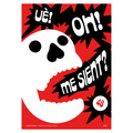 Poster Smorfia 48 'O muorto che parla – stampa napoletana, vista frontale | Posteria Verace
