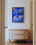 Poster Madonna dell’Arco in cornice su parete – stampa napoletana contemporanea | Posteria Verace