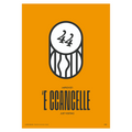 Poster 'E Ccancelle – il 44 della smorfia napoletana, stampa tipografica | Posteria Verace