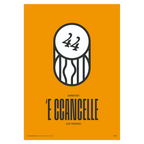 Poster 'E Ccancelle – il 44 della smorfia napoletana, stampa tipografica | Posteria Verace