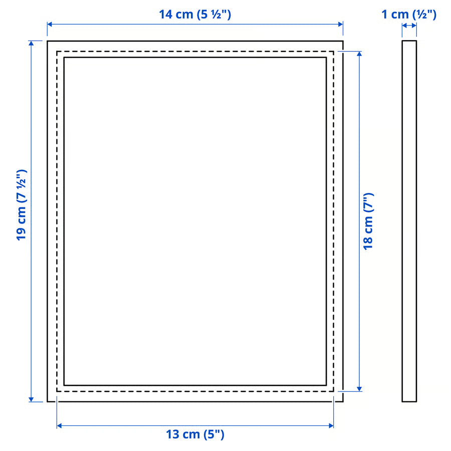 Cornice bianca 13x18 cm inclusa con ogni poster mignon Posteria Verace