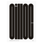 Poster Oilloc – composizione tipografica napoletana moderna su carta opaca | Posteria Verace