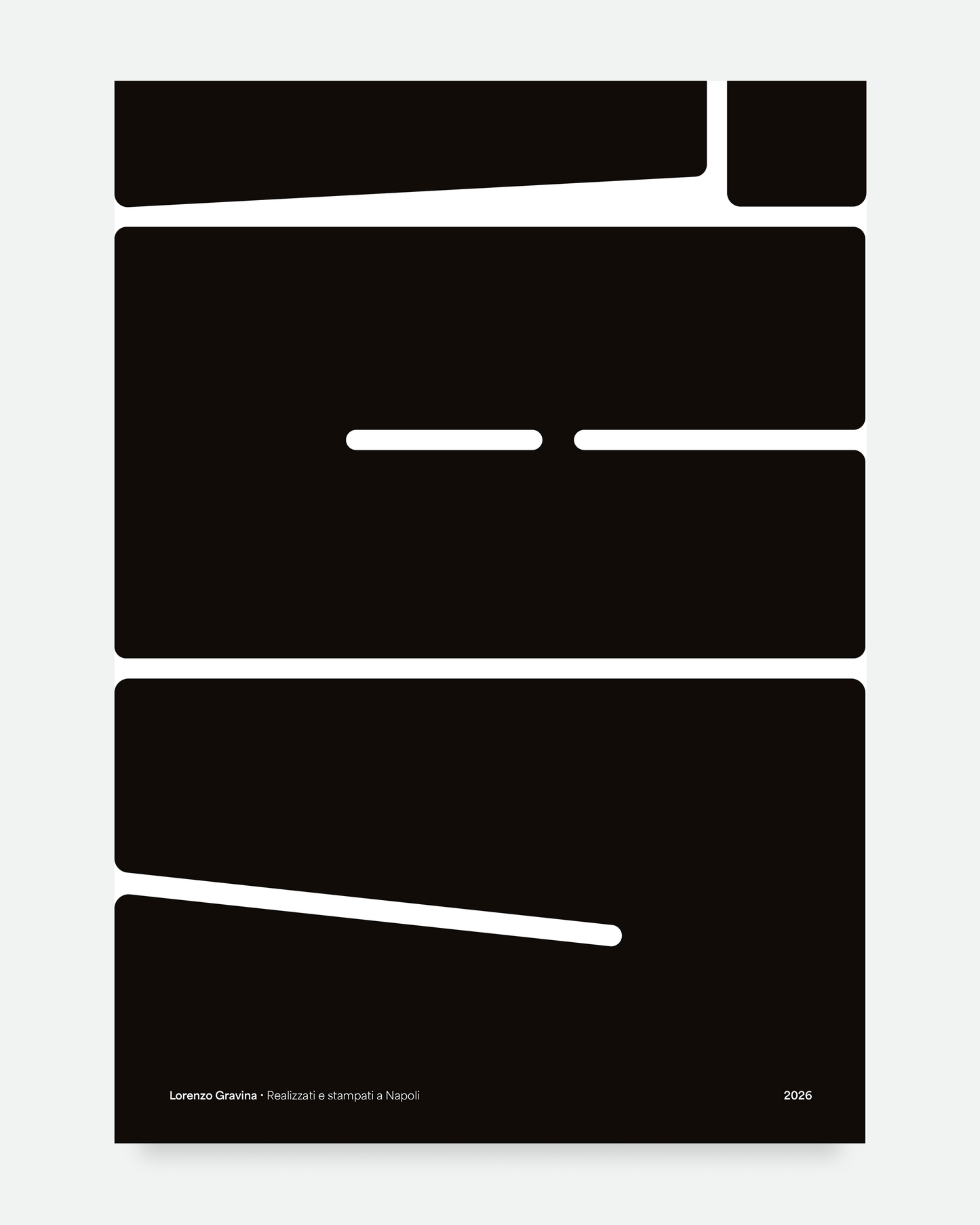 Poster UA! – esclamazione napoletana di stupore e meraviglia, stampa tipografica | Posteria Verace