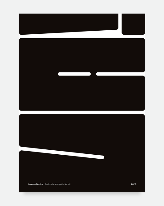Poster UA! – esclamazione napoletana di stupore e meraviglia, stampa tipografica | Posteria Verace