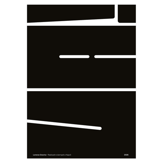 Poster UA! – esclamazione napoletana di stupore, stampa tipografica | Posteria Verace