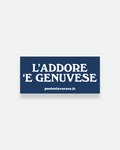 Sticker Odore di Genovese – adesivo napoletano in vinile con la ricetta della genovese | Posteria Verace