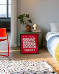 Poster Tombola in cornice su parete – stampa napoletana contemporanea | Posteria Verace
