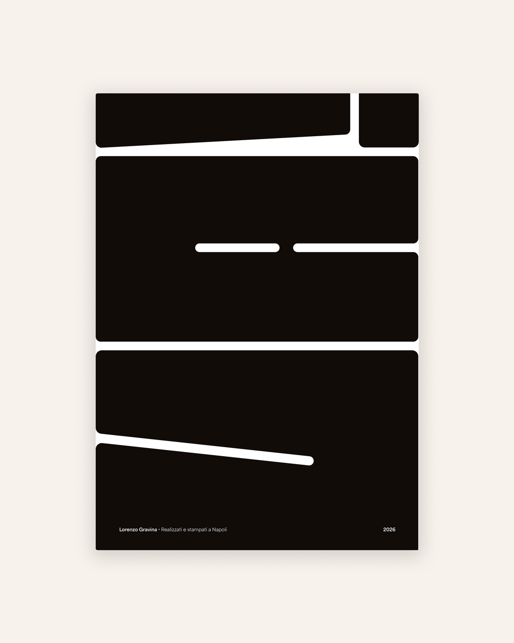 Poster UA! incluso nel Doppio Pacco – stampa napoletana | Posteria Verace