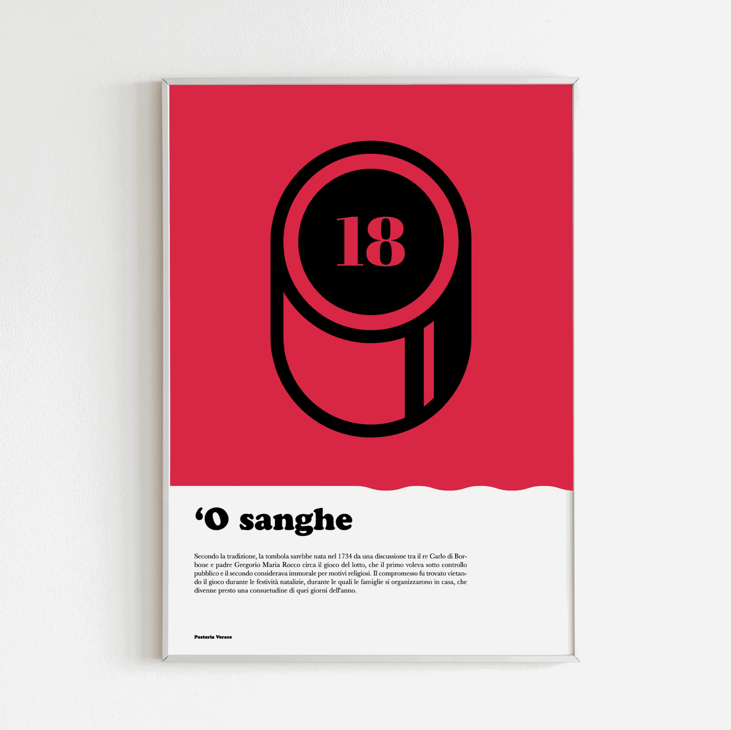 18 tombola napoletana - Il sangue ('O sanghe) - Posteria verace