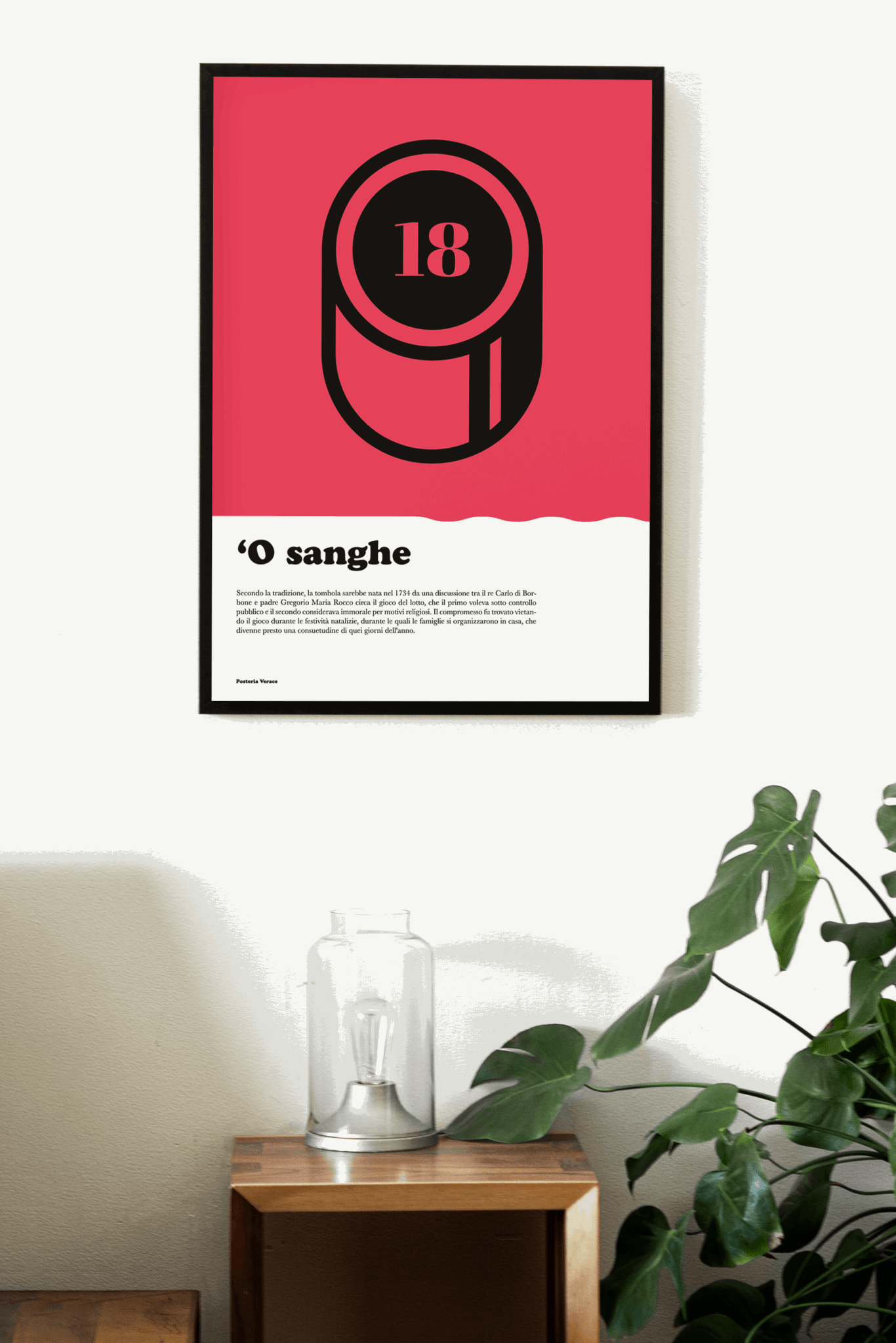 18 tombola napoletana - Il sangue ('O sanghe) - Posteria verace