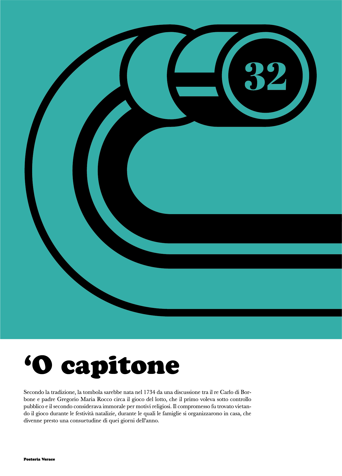 32 tombola napoletana - Il capitone ('O capitone) - Posteria verace