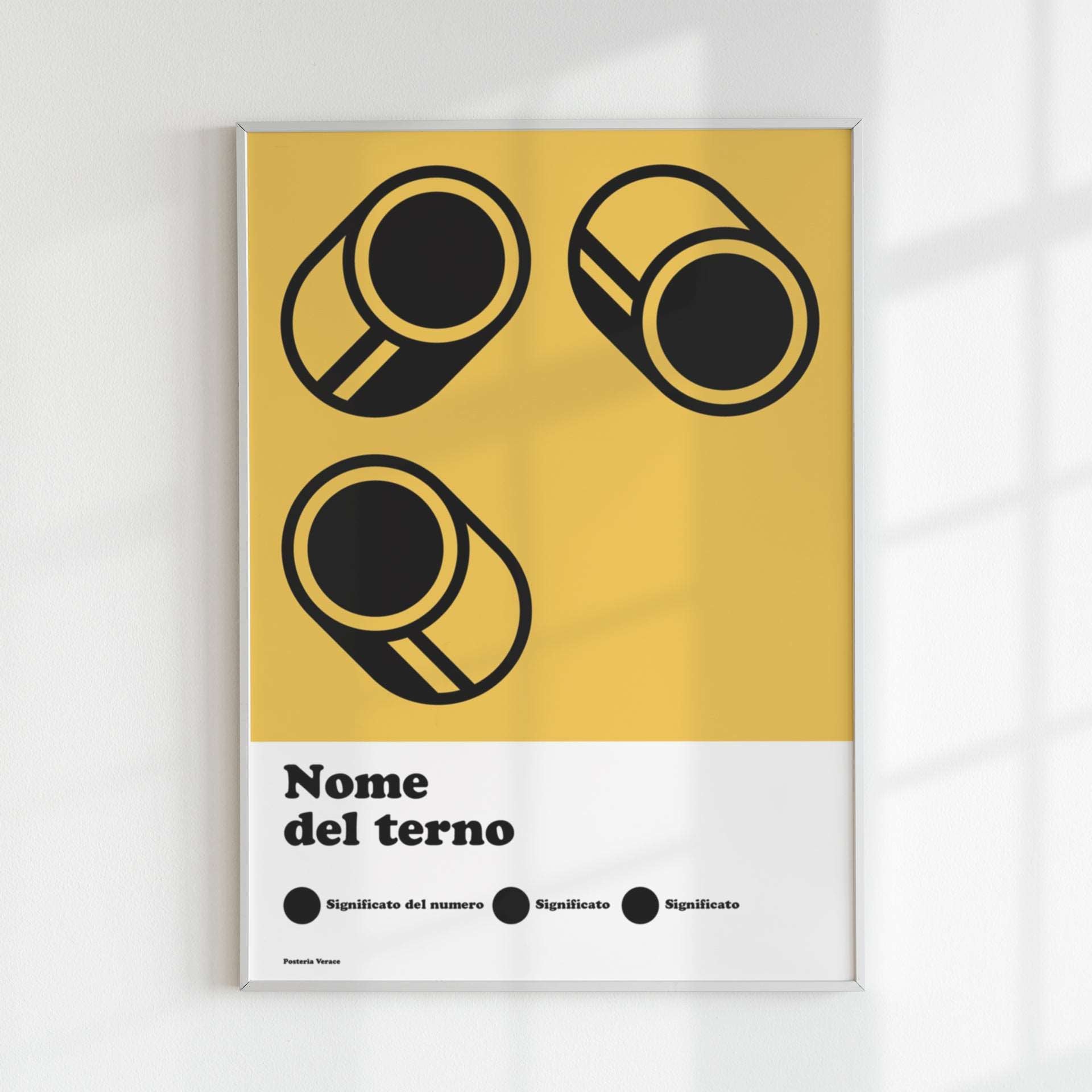 Ho sognato - Terno personalizzato - Posteria verace